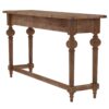 Ludin - Console Table With 3 Stools - Brown - Image 5