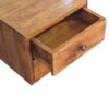 Solis - 2 Drawer Wall Mounted Nightstand - Brown - Image 4