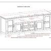 Burlington - TV Media Stand - Distressed Gray - Image 9