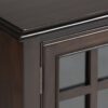 Connaught - Low Storage Cabinet - Dark Chestnut Brown - Image 4