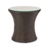 Kono - 3 Pieces Chat Set Outdoor Furniture - Brown / Beige - Image 10