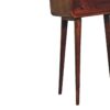 Nordic Style One Drawer & One Open Slot Console Table - Brown - Image 7