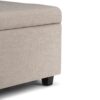 Castleford - Storage Ottoman - Natural - Image 4