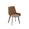Modern Dining Chair Living Room Metal Leg Dining Chair (Set of 4) - Brown - Image 10