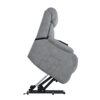 35.4" Electric Power Lift Recliner Chair, Fabric Recliner Chair, Home Theater Seating, Living Room Chair, Side Pocket, Remote Control - Light Gray - Image 24