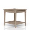 End Table With Storage Drawer - Sand - Image 4