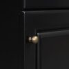 20" Bathroom Vanity With Sink, Freestanding Cabinet With Door Shelf And Adjustable Shelf, And Ceramic Construction - Black - Image 19