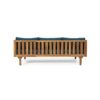 Claremont - 3 Seater Daybed Acacia Wood Water Resistant Cushions - Teak - Image 12