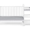 Ramsey - 3 In 1 Convertible Crib, Changer Combo - White - Image 5