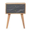 Slade - Bedside Table - Stone Gray - Image 2