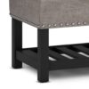 Lomond - Storage Ottoman Bench - Distressed Gray Taupe - Image 7