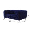 Atronia - Loveseat - Blue - Image 5