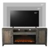 Joshua Creek - Electric Fireplace TV Stand For TVs Up To 95" - Barnwood - Image 7