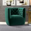 Delaney - Swivel Stylish Chair - Green - Image 11