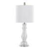 Bishop - Contemporary Table Lamp (Set of 2) - Clear / Nickel / White - Image 2