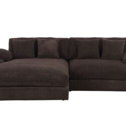 Mystic - Reversible Sectional Sofa Chaise - Dark Chocolate