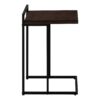 Accent Table, C - Shaped, Versatile Design - Espresso - Image 2