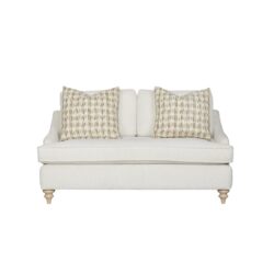 Loveseat Reversable Cushion With 2 Pillows - Off White