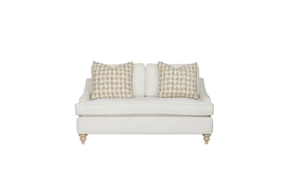 Loveseat Reversable Cushion With 2 Pillows - Off White
