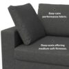 Charlie - Deep Seater Sofa - Gray - Image 12