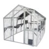 Xpt019 Cat Cage Box Lovely House Cute Pet Play Speace Wooden Big For Backyard Room - White - Image 5