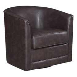 Little - Swivel Accent Chair Contemporary Design - Brown