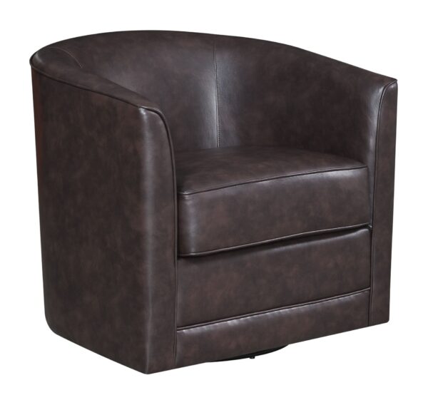 Little - Swivel Accent Chair Contemporary Design - Brown