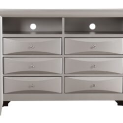 Marilla - Media Chest - Silver Champagne