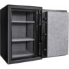 4.39 Cubic Ft Fireproof Safe Vault - Black - Image 2
