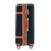 Hardshell Luggage Sets 3 Piece Double Spinner 8 Wheels Suitcase With Tsa Lock Lightweight 20''24''28'' - Black - Image 13