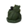 Charming Frog Prince Umbrella Base With Concrete Design - Green - Image 9