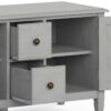 Connaught - Wide TV Stand - Fog Gray - Image 5