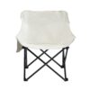 2 Pieces Outdoor Camping Chairs Folding / Portable, Comfortable Seating, Durable Steel Frame - Beige - Image 7