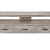 TV Stand, Console, Media Entertainment Center, Storage Drawers, Elegant Design - Taupe - Image 2