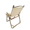 Comfy - Foldable And Portable Chair With Armrests, Indoor And Outdoor Universal (Set of 4) - Brown - Image 4