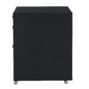 Coleen - High Gloss Cabinet - Black / Chrome - Image 3
