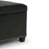 Kingsley - Large Storage Ottoman - Midnight Black - Image 4