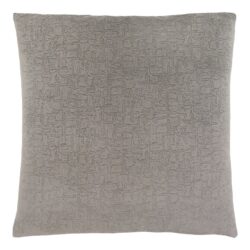 Pillow Square, Insert Included, Decorative Throw, Hypoallergenic - Gray