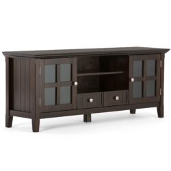 Acadian - TV Media Stand - Brunette Brown