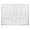 Queen Size Murphy Wall Bed Modern Design With LED Lights - White - Image 13