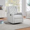 Milah - Gliding Swivel Recliner Tufted Brushed - Tweed Fabric - Image 7
