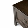 Burlington - Entryway Storage Bench With Drawers - Mahogany Brown - Image 5