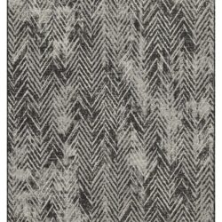 Sunshine - 5'3" X 7'3" Indoor & Outdoor Area Rug - Anthracite