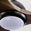 Ceiling Fan, Indoor Outdoor Ceiling Fan With Light With Remote Control, Noiseless Reversible Motor, 6 Speed, 3 Color, For Patio Living Room, Bedroom, Office, Indoor - Matte Black - Image 20