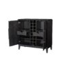 Ample Storage Bar Cabinet - Peppercorn - Image 3