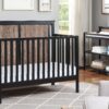 Connelly - 4 In 1 Convertible Crib - Black / Vintage Walnut - Image 7