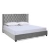 Manhattan - Shelter King Platform Bed Frame - Opal Gray - Image 3