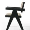 Jasper - 3 Piece Arm Chairs And Console Table (Set of 3) - Ebony Black - Image 7