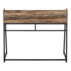 Computer Desk For Home Office, Laptop, Storage Shelves, Contemporary Versatile Placement - Brown - Image 4
