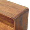 Curved Nordic Charm Console - Brown - Image 9